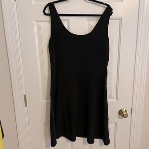 Calvin Klein black flare dress 14